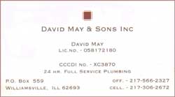 David May & Sons Logo
